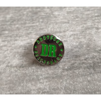 Anstecker Pin DR Deutsche Reichsbahn 16mm rund Anstecker Pin DR Deutsche Reichsbahn 16mm rund