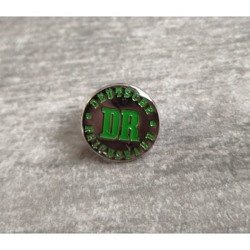 Anstecker Pin DR Deutsche Reichsbahn 16mm rund