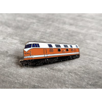 Anstecker Pin Diesellokomotive Diesellok BR 118 663-4 rot weiss DR Anstecker Pin Diesellokomotive Diesellok BR 118 663-4 rot weiss DR