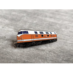 Anstecker Pin Diesellokomotive Diesellok BR 118 663-4 rot weiss DR Anstecker Pin Diesellokomotive Diesellok BR 118 663-4 rot weiss DR