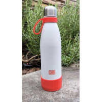 Retumbler Nizza Thermoflasche Trinkflasche Isolierflasche DB-Logo weiss rot 500ml Retumbler Nizza Thermoflasche Trinkflasche Isolierflasche DB-Logo weiss rot 500ml