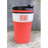 Isolierbecher Trinkbecher DB-Logo weiss rot 230ml