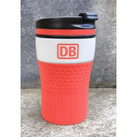 Isolierbecher Trinkbecher DB-Logo weiss rot 230ml Isolierbecher Trinkbecher DB-Logo weiss rot 230ml