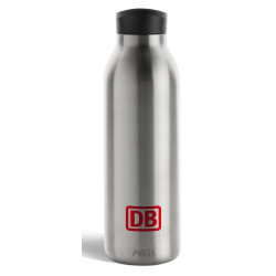 Avira Avior Edelstahlflasche Vakuumflasche aus recyceltem Stahl 500ml DB-Logo
