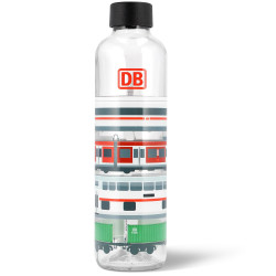 airbottles Trinkflasche Glasflasche 600ml DB-Motive mit Züge