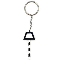 Schlüsselanhänger Rucksackanhänger Ne 1 Trapeztafel PLA 45x20x3mm