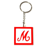 Schlüsselanhänger Rucksackanhänger Zs 12 M-Tafel PLA 34x30x3mm