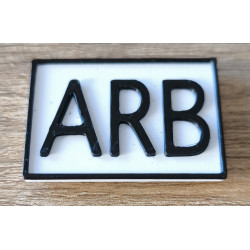 Merkhinweis magnetisch ARB 35x25x2mm PLA Merkhinweis magnetisch ARB 35x25x2mm PLA