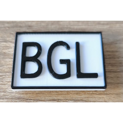 Merkhinweis magnetisch BGL 35x25x2mm PLA Merkhinweis magnetisch BGL 35x25x2mm PLA
