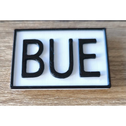 Merkhinweis magnetisch BUE 35x25x2mm PLA Merkhinweis magnetisch BUE 35x25x2mm PLA