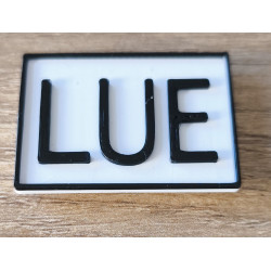 Merkhinweis magnetisch LUE 35x25x2mm PLA Merkhinweis magnetisch LUE 35x25x2mm PLA