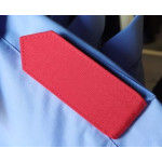 DB Sicherheit Schulterstücke Schulterklappen rot Paar Klett Paar..