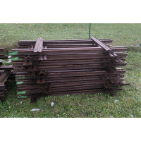 2 Meter Feldbahn Schiene Gleis Gleisjoch 600mm S10 Vignolschienen gebraucht 2 Meter Feldbahn Schiene Gleis Gleisjoch 600mm S10 Vignolschienen gebraucht