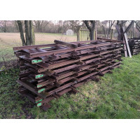 4 Meter Feldbahn Schiene Gleis Gleisjoch 600mm S10 Vignolschienen gebraucht 4 Meter Feldbahn Schiene Gleis Gleisjoch 600mm S10 Vignolschienen gebraucht