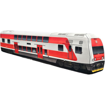 KisFa - Skoda BR 671 CityElefant elektrischer Doppelstock-Triebwagen ZSSK 3D-Plüschkissen Eisenbahn Plüschzug KisFa - Skoda BR 671 CityElefant elektrischer Doppelstock-Triebwagen ZSSK 3D-Plüschkissen Eisenbahn Plüschzug