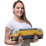 KisFa - Bombardier Traxx AC2 BR 145/185 gelb DB 56x9x14cm Elektrolokomotive 3D-Plüschkissen Eisenbahn Plüschzug