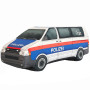 KisFa - Polizei Österreich Kleinbus Streifenwagen 40 cm lang 3D-Plüschkissen