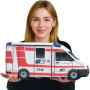 KisFa - Rettungswagen Ambulanz Aichner Ambulanz Union 46 cm lang 3D-Plüschkissen KisFa - Rettungswagen Ambulanz Aichner Ambulanz Union 46 cm lang 3D-Plüschkissen