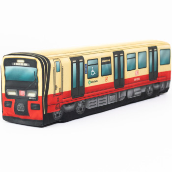 KisFa - BR 484 S-Bahn Berlin DB 52cm Elektrotriebwagen 3D-Plüschkissen Eisenbahn Plüschzug