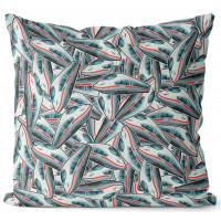 Kissen Grau flächendeckende kleine Motive vom „ICE 3“ 40x40 cm Kissen Grau flächendeckende kleine Motive vom „ICE 3“ 40x40 cm