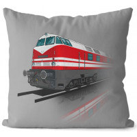 Kissen Grau "Diesellok V 180 DR" 40x40 cm Kissen Grau "Diesellok V 180 DR" 40x40 cm