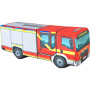 KisFa - LKW Scania HLF 20 Freiwillige Feuerwehr Unterhaching Löschzug 64 cm lang 3D-Plüschkissen XXL KisFa - LKW Scania HLF 20 Freiwillige Feuerwehr Unterhaching Löschzug 64 cm lang 3D-Plüschkissen XXL