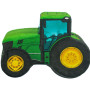 KisFa - Traktor grün 3D-Plüschkissen 40x28x18cm Kissen