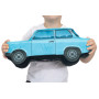 KisFa - Trabant 601 Limousine PKW 3D-Plüschkissen hellblau 43x18x17cm Kissen