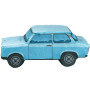 KisFa - Trabant 601 Limousine PKW 3D-Plüschkissen hellblau 43x18x17cm Kissen