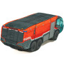 KisFa - Rosenbauer Panther Flughafen Feuerwehr rot 43x14x12 cm 3D-Plüschkissen