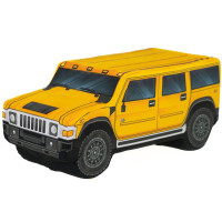 KisFa - Hummer H2 gelb yellow SUV Geländewagen 43x19x18cm 3D-Plüschkissen Kissen KisFa - Hummer H2 gelb yellow SUV Geländewagen 43x19x18cm 3D-Plüschkissen Kissen