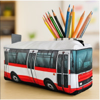 Federmäppchen Federtasche Penal Bus Stadtbus weiß rot Federmäppchen Federtasche Penal Bus Stadtbus weiß rot