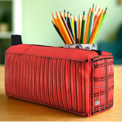 Federmäppchen Federtasche Penal Container 20ft rot