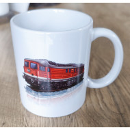 Tasse Kaffeebecher "Diesellok V 130 / 300 Ludmilla - DR" Keramik 300ml