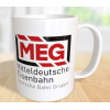 Tasse Kaffeebecher "MEG Mitteldeutsche Eisenbahn" Keramik 300ml Tasse Kaffeebecher "MEG Mitteldeutsche Eisenbahn" Keramik 300ml