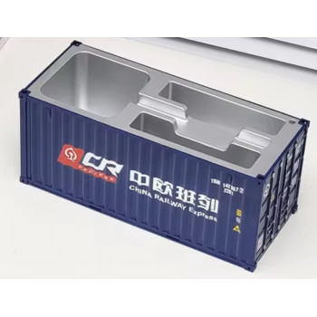GF 20ft Container Stiftebox Büro Aufbewahrung 1:30 blau "CR China Railway Express"
