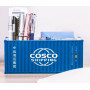 GF 20ft Container Stiftebox Büro Aufbewahrung 1:30 blau "COSCO"