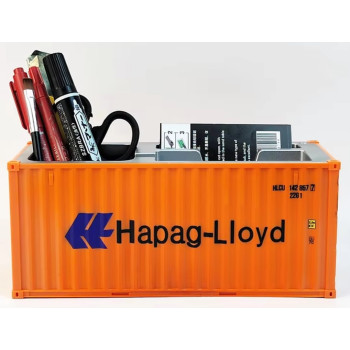 ZC 20ft Container Stiftebox Büro Aufbewahrung 1:30 orange "HAPAG LLOYD" ZC 20ft Container Stiftebox Büro Aufbewahrung 1:30 orange "HAPAG LLOYD"