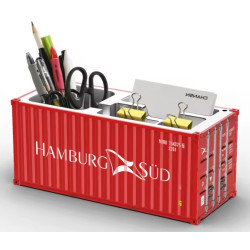 GF 20ft Container Stiftebox Büro Aufbewahrung 1:30 rot "Hamburg Süd"