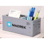 GF 20ft Container Stiftebox Büro Aufbewahrung 1:30 grau "MAERSK"