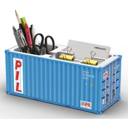 GF 20ft Container Stiftebox Büro Aufbewahrung 1:30 hellblau "PIL"