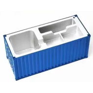 ZC 20ft Container Stiftebox BĂĽro Aufbewahrung 1:30 blau unbedruckt ZC 20ft Container Stiftebox BĂĽro Aufbewahrung 1:30 blau unbedruckt