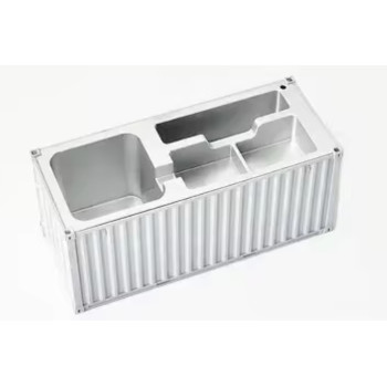 ZC 20ft Container Stiftebox Büro Aufbewahrung 1:30 hellgrau unbedruckt