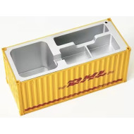 ZC 20ft Container Stiftebox Büro Aufbewahrung 1:30 gelb "DHL"