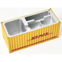 ZC 20ft Container Stiftebox Büro Aufbewahrung 1:30 gelb "DHL"