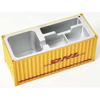 ZC 20ft Container Stiftebox Büro Aufbewahrung 1:30 gelb "DHL" ZC 20ft Container Stiftebox Büro Aufbewahrung 1:30 gelb "DHL"