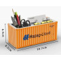 ZC 20ft Container Stiftebox Büro Aufbewahrung 1:30 grau "P&O Nedlloyd"