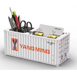 ZC 20ft Container Stiftebox Büro Aufbewahrung 1:30 hellgrau "YANG MING" ZC 20ft Container Stiftebox Büro Aufbewahrung 1:30 hellgrau "YANG MING"