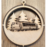 Weihnachtsbaumanhänger E-Lok E 03 BR 103 DB graviert