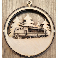 Weihnachtsbaumanhänger E-Lok E 03 BR 103 DB graviert Weihnachtsbaumanhänger E-Lok E 03 BR 103 DB graviert